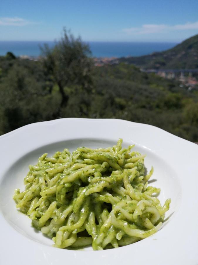 Villa La Vivagna - Casa vista mare tra gli ulivi Leivi Esterno foto
